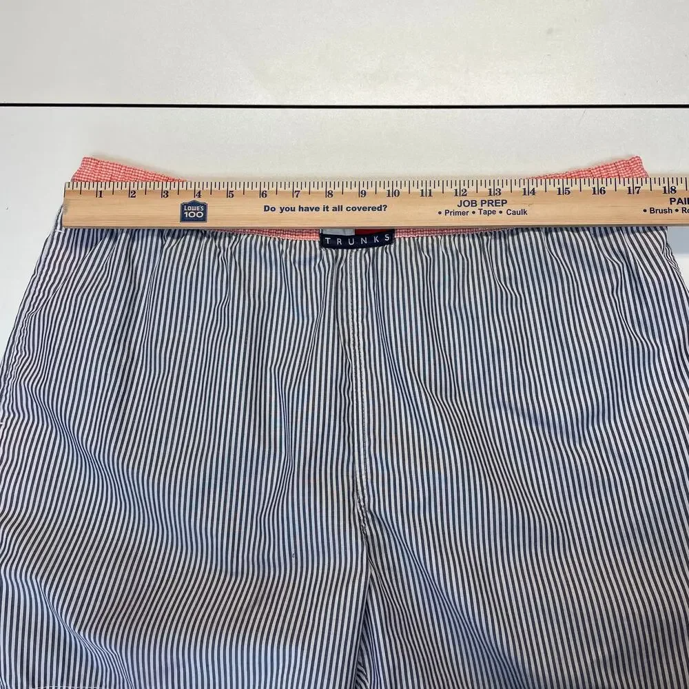 Tommy Hilfiger Striped Swim Trunks‎ Men's Size M Board Shorts Beachwear